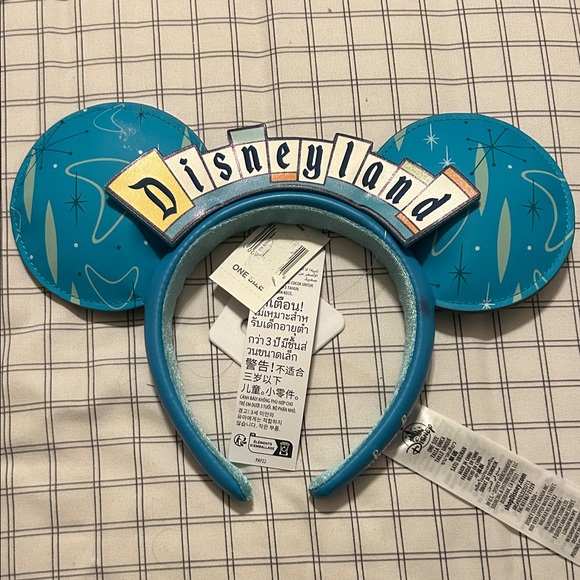 Disney Blue Mickey Mouse Ear Headband - Picture 1 of 1